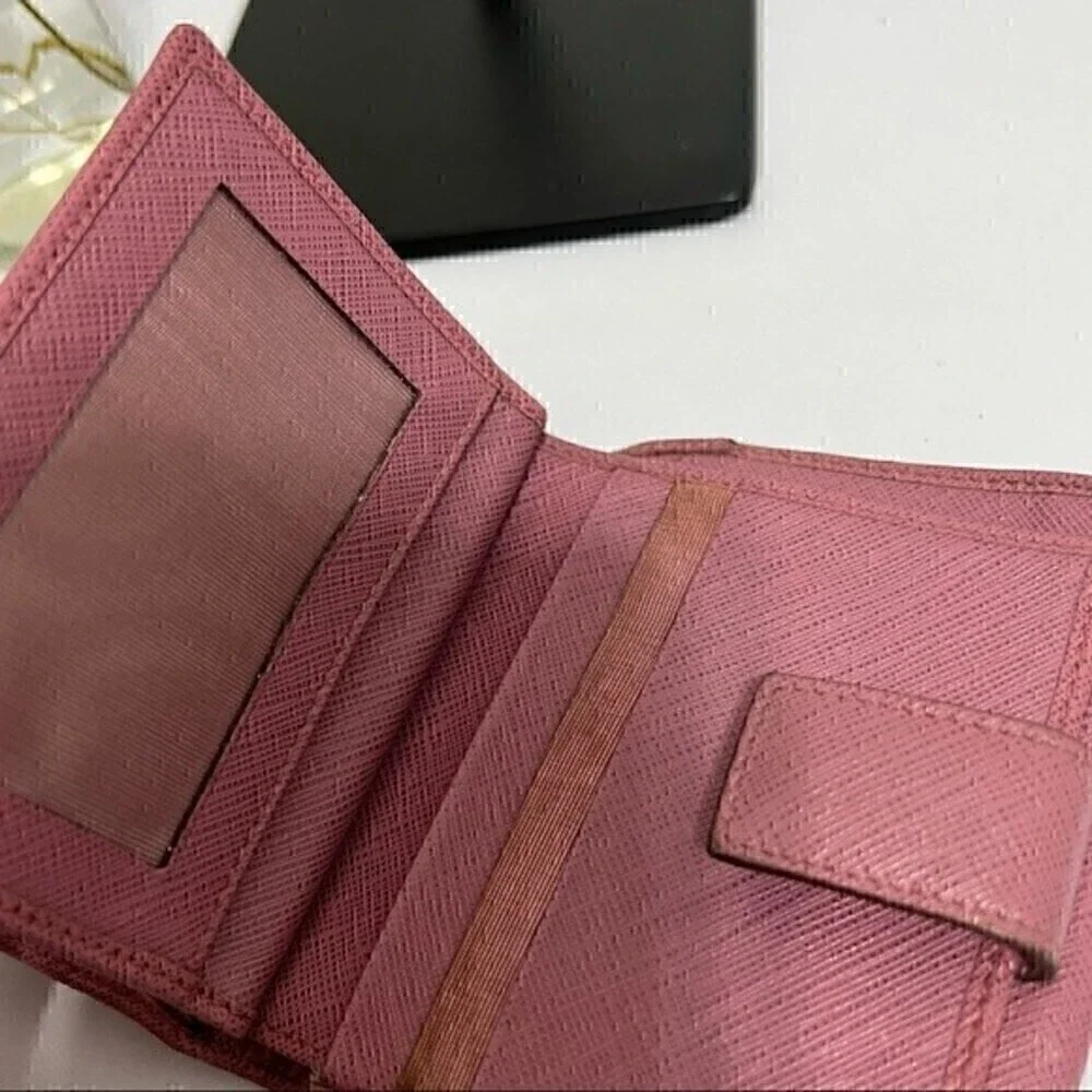Salvatore Ferragamo Pink Short Wallet